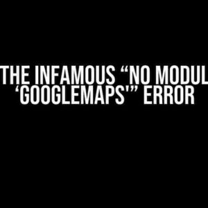 Solving the Infamous “No module named ‘googlemaps'” Error